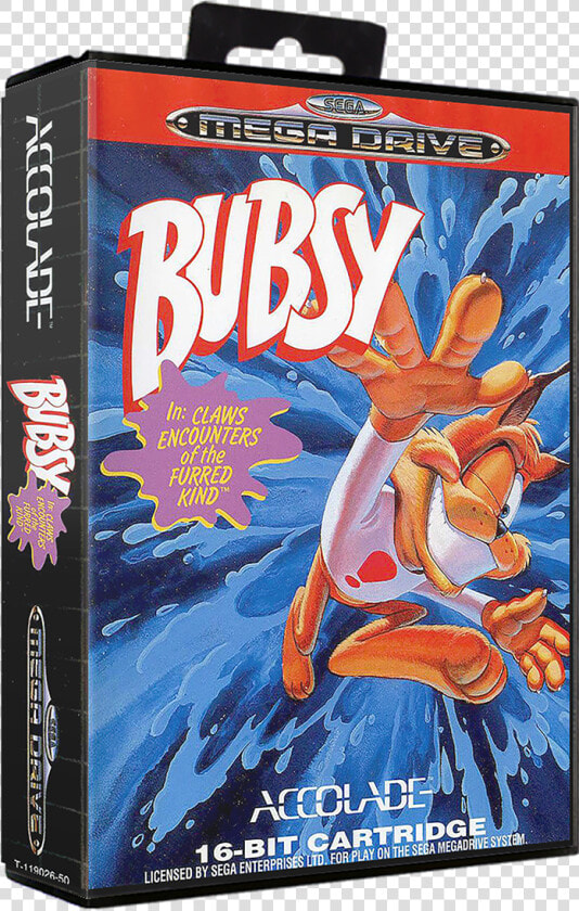 Bubsy Sega Mega Drive  HD Png DownloadTransparent PNG