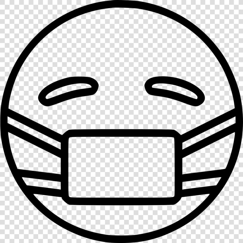 With Medical Mask   Emoticon Face Mask  HD Png DownloadTransparent PNG