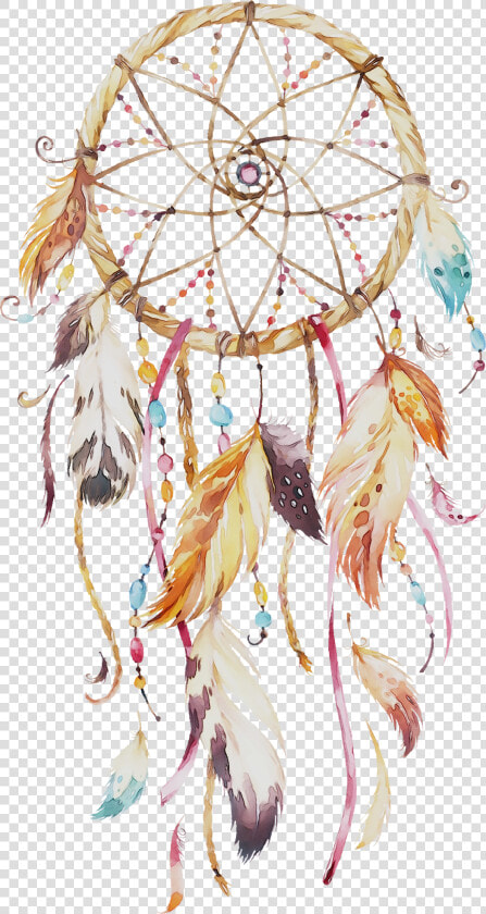 Dreamcatcher  Painting  Watercolor Painting  Feather    Pink Dream Catcher Art  HD Png DownloadTransparent PNG