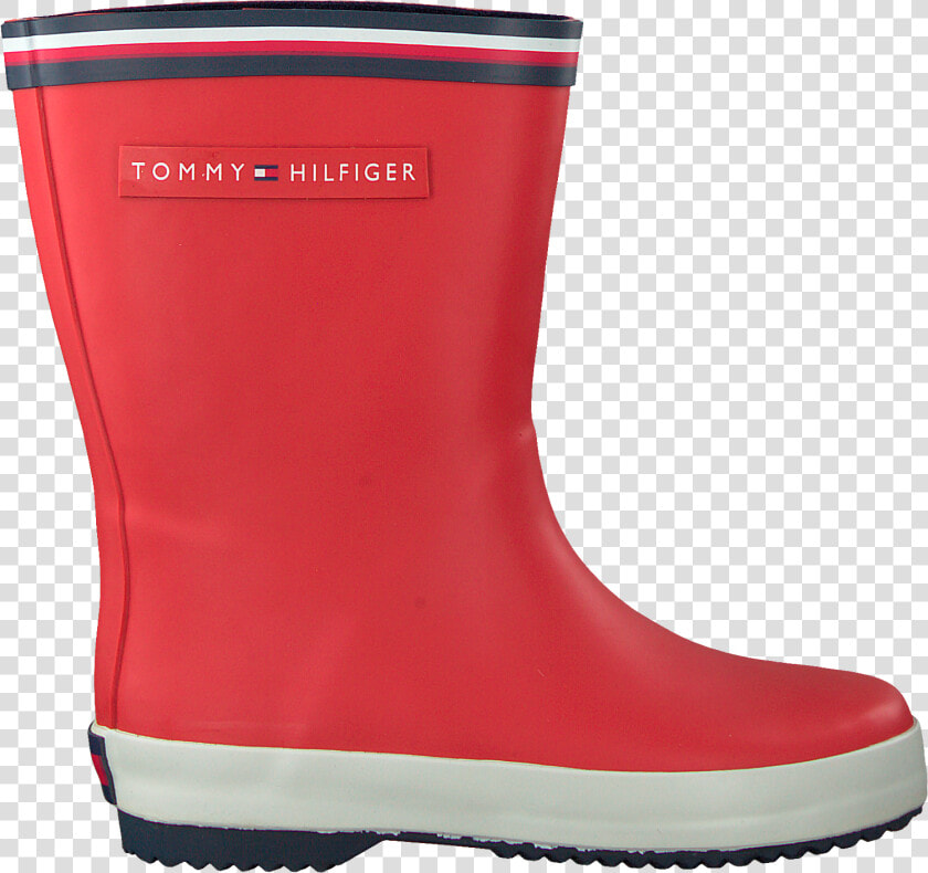 Red Tommy Hilfiger Rain Boots T3x6 30250 Rainboot   Regenlaarzen Tommy Hilfiger Kind  HD Png DownloadTransparent PNG