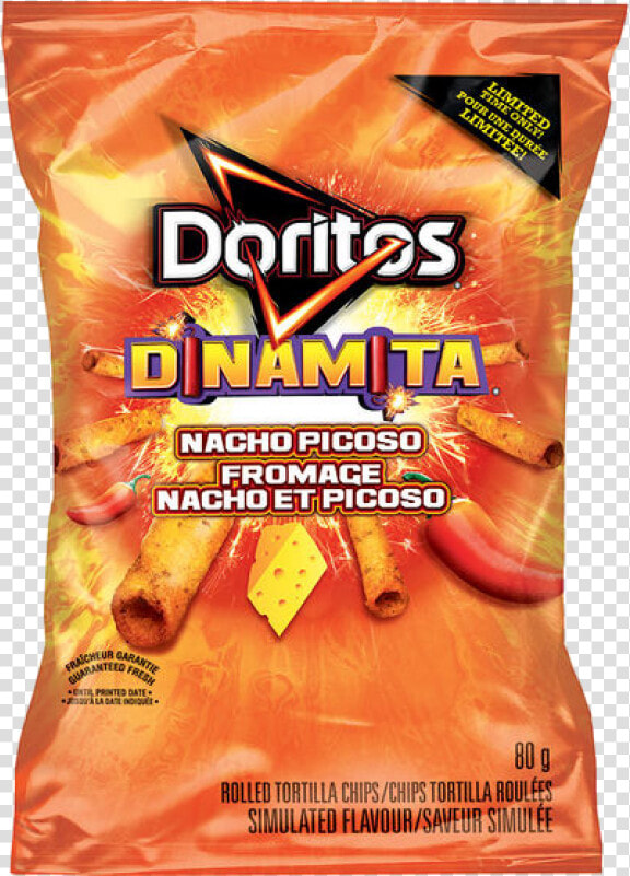 Doritos Dinamita Nacho Picoso Rolled Chips G   Doritos Dinamita Nacho Picoso  HD Png DownloadTransparent PNG