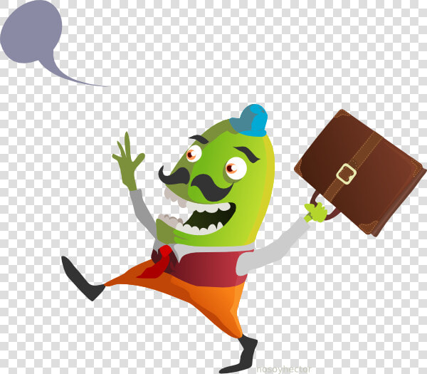 Funny Man Carrying Briefcase Svg Clip Arts  HD Png DownloadTransparent PNG