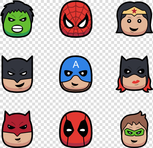 Superhero Vector Head   Superhero Icons  HD Png DownloadTransparent PNG