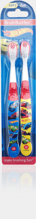 Hot Wheels 2pk Toothbrush  HD Png DownloadTransparent PNG