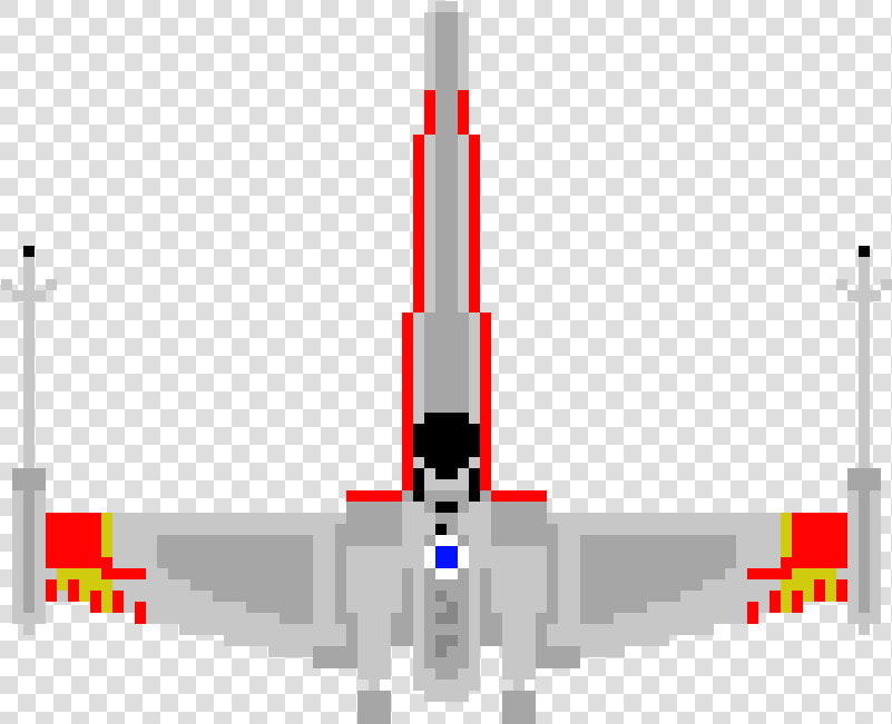 X Wing Png   X Wing Pixel Art  Transparent PngTransparent PNG