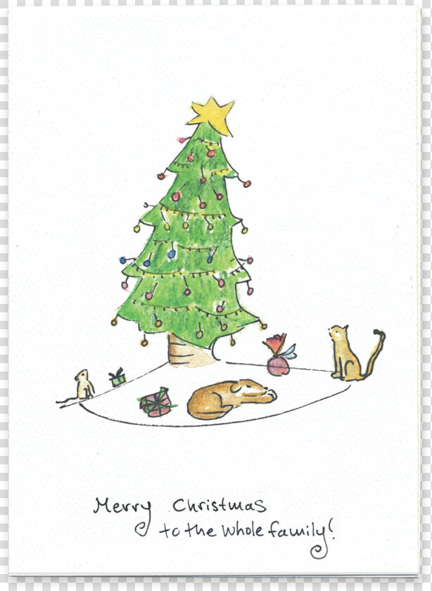 Merry Christmas To The Whole Family   Illustration  HD Png DownloadTransparent PNG