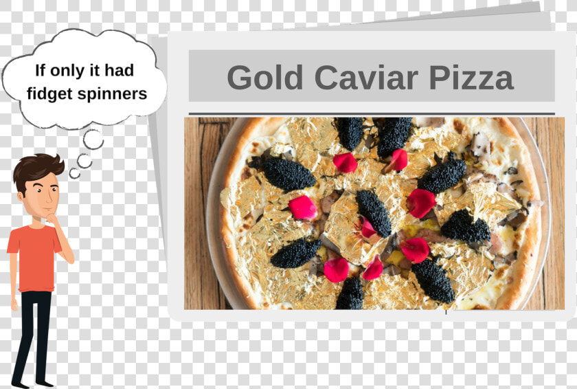 Industry Kitchen Gold And Caviar Pizza  HD Png DownloadTransparent PNG