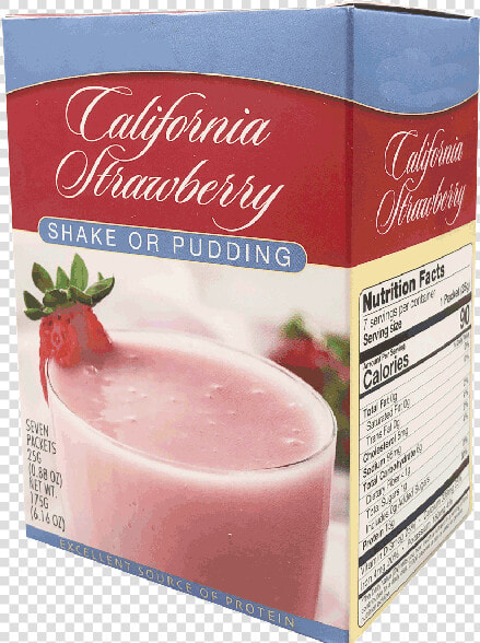 California Strawberry Protein Shake Or Pudding  HD Png DownloadTransparent PNG