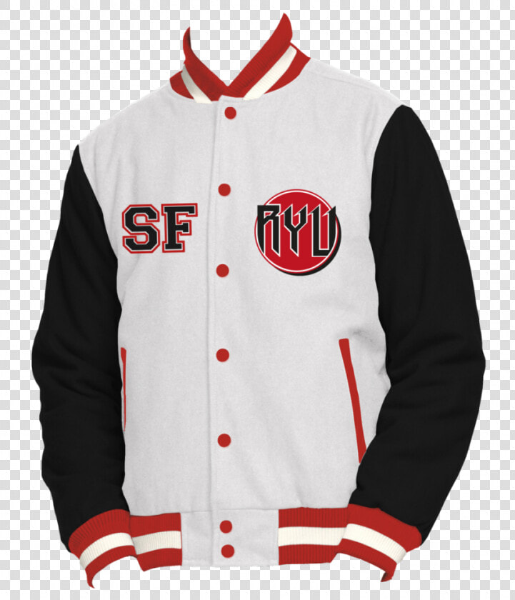 Ryu Sf Varsity Jacket  HD Png DownloadTransparent PNG