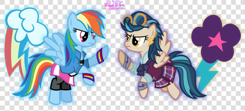 Indigo Zap And Rainbow Dash  HD Png DownloadTransparent PNG