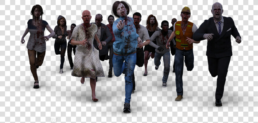 Rjs Dazzariffic Spot   Zombie Horde Png  Transparent PngTransparent PNG