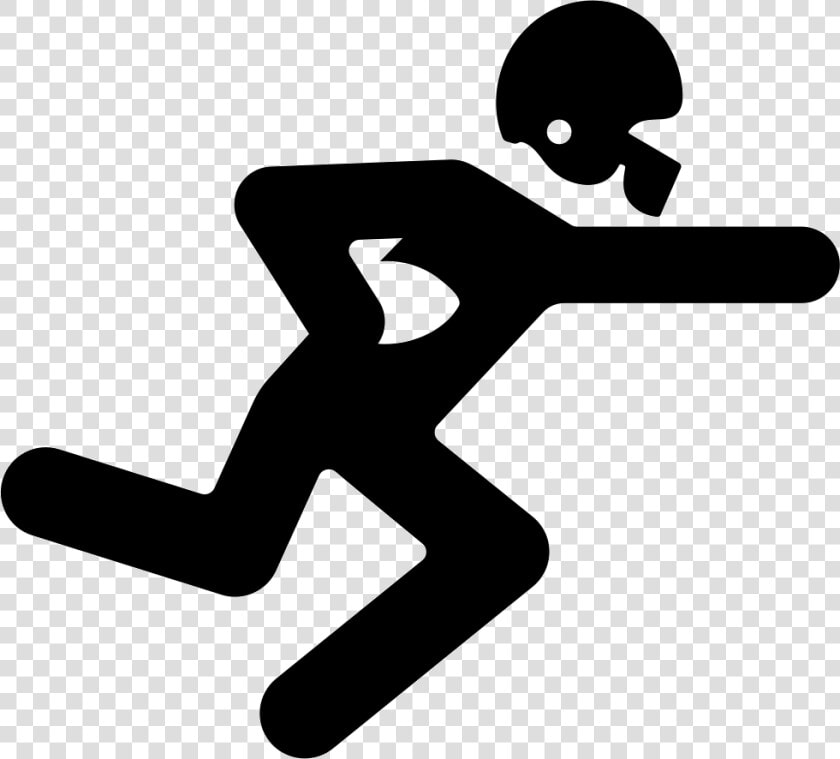 American Football Player Running With The Ball   American Football Player Icon Png  Transparent PngTransparent PNG