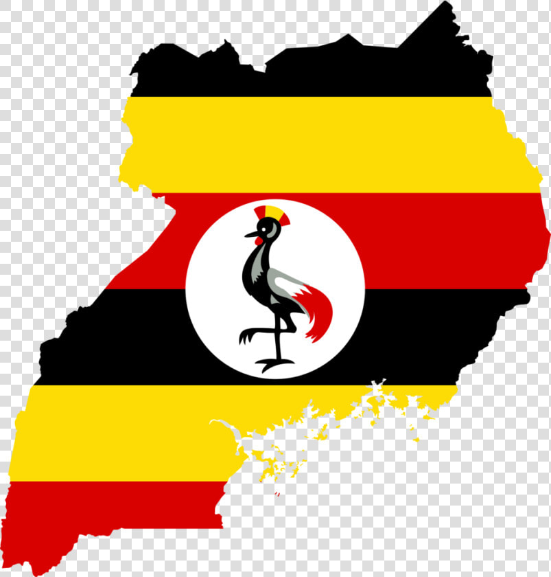 Uganda  Flag  Map  Geography  Outline  Africa  Country  HD Png DownloadTransparent PNG