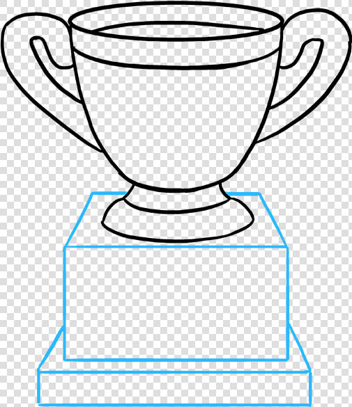 How To Draw Trophy   Drawing Of A Small Trophy  HD Png DownloadTransparent PNG