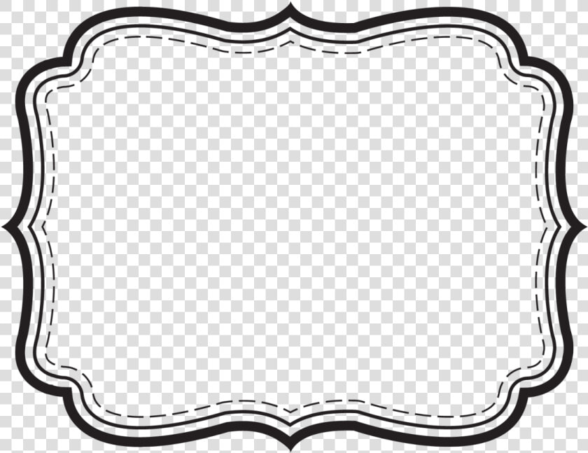 Borders And Backgrounds   Label Clipart Black And White  HD Png DownloadTransparent PNG