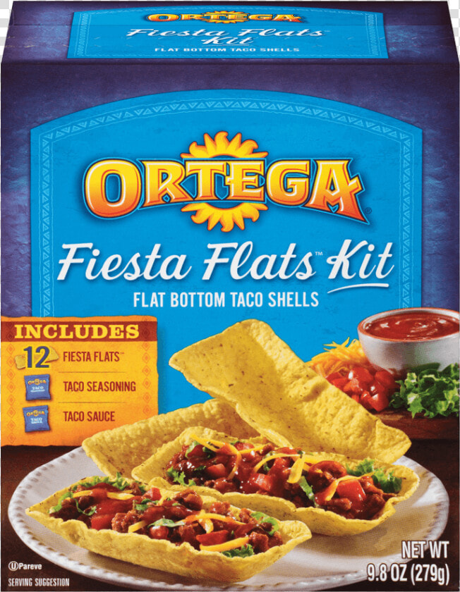 Image Of Fiesta Flats Taco Kit   Ortega Fiesta Flats  HD Png DownloadTransparent PNG