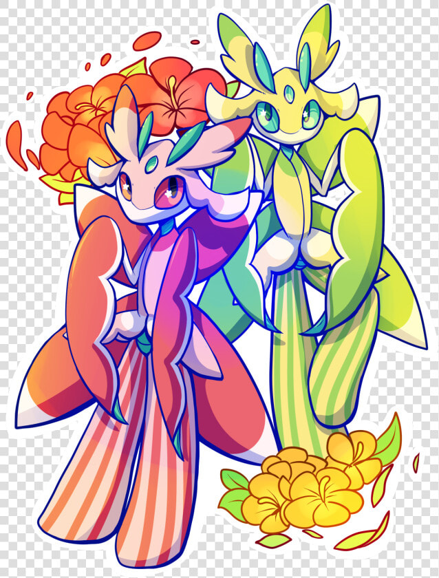 Lurantis  Normal Shiny ✨   Shiny Lurantis  HD Png DownloadTransparent PNG