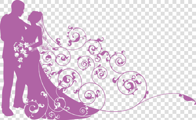 Изображение Для Плейкаста   Wedding Couple Clipart Black And White  HD Png DownloadTransparent PNG