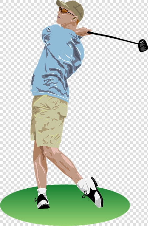 Golf  Golfer  Playing  Player  Sports  Man  Golfing   Golfer Clipart  HD Png DownloadTransparent PNG