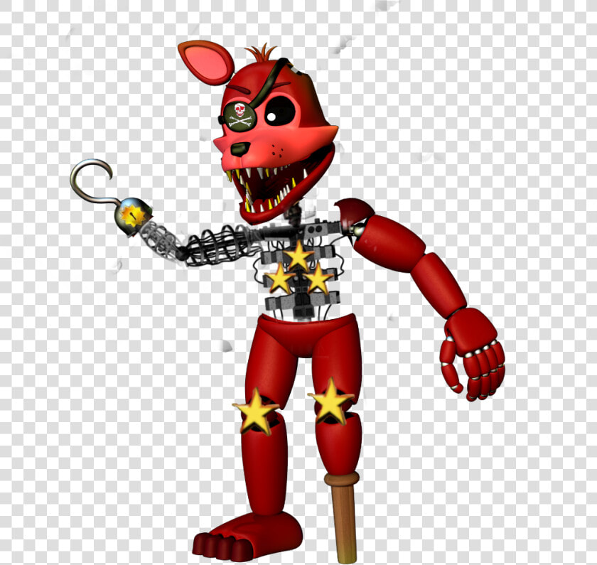 Freddy Fazbear Foxy   Transparent Cartoons   Fnaf 2 Rockstar Foxy  HD Png DownloadTransparent PNG