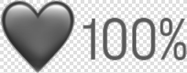  heart  black  grey  broken  emoji  depressed  sad   Heart  HD Png DownloadTransparent PNG