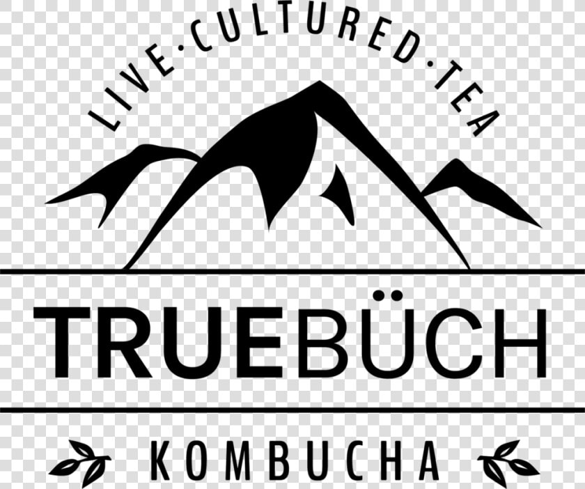 Truebuch 3   Black   True Buch Kombucha Logo  HD Png DownloadTransparent PNG