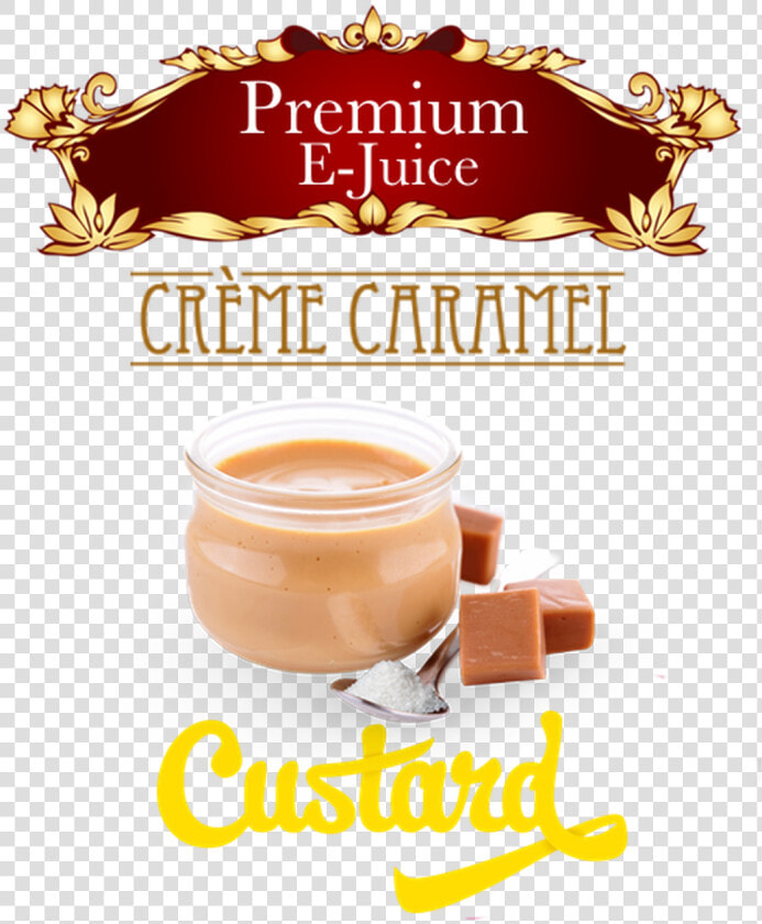 Double Creme Caramel Custard Premium Ejuice   Banner Clipart Png  Transparent PngTransparent PNG