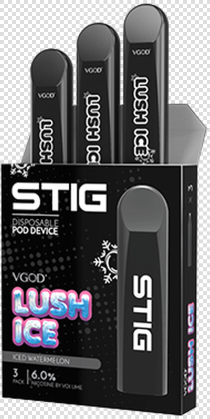 Ultra Portable And Disposable Vape Device Lush Ice   Stig Vape Lush Ice  HD Png DownloadTransparent PNG