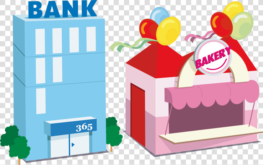 Clip Art Bank Cartoon   Bank Office Png  Transparent PngTransparent PNG