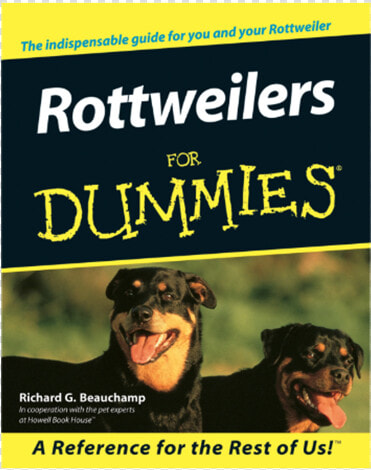 Rottweiler Gifts   Dummies  HD Png DownloadTransparent PNG