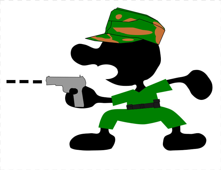 Game And Watch   Game And Watch With A Gun  HD Png DownloadTransparent PNG