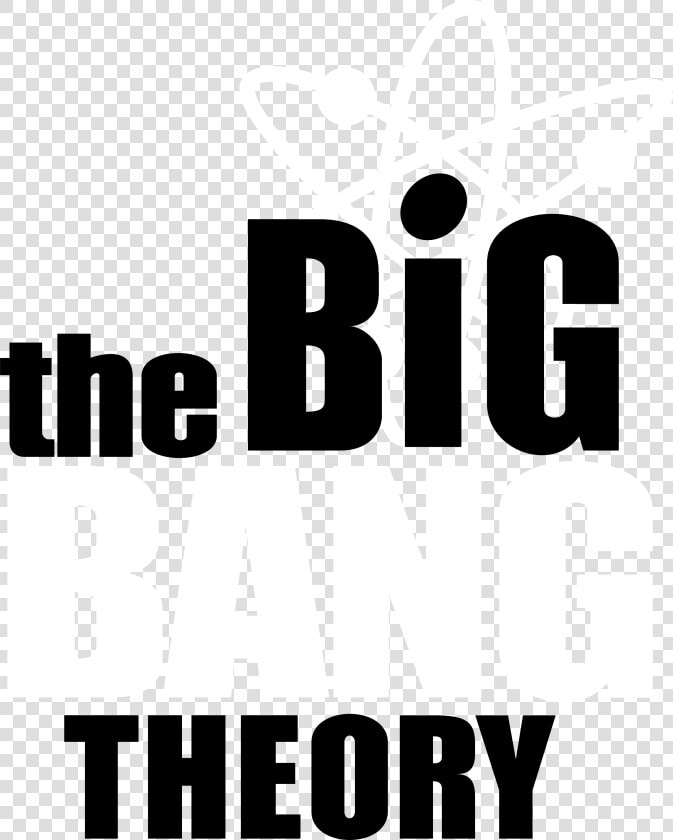 The Big Bang Theory Logo Black And White   Big Bang Theory Logo Png  Transparent PngTransparent PNG