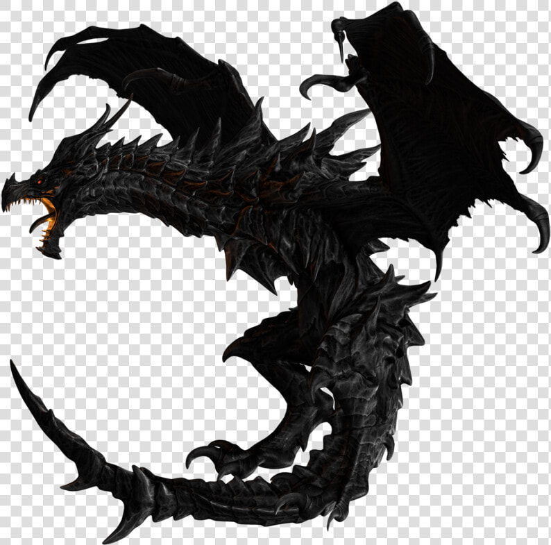 The Elder Scrolls V   Skyrim Alduin Png  Transparent PngTransparent PNG