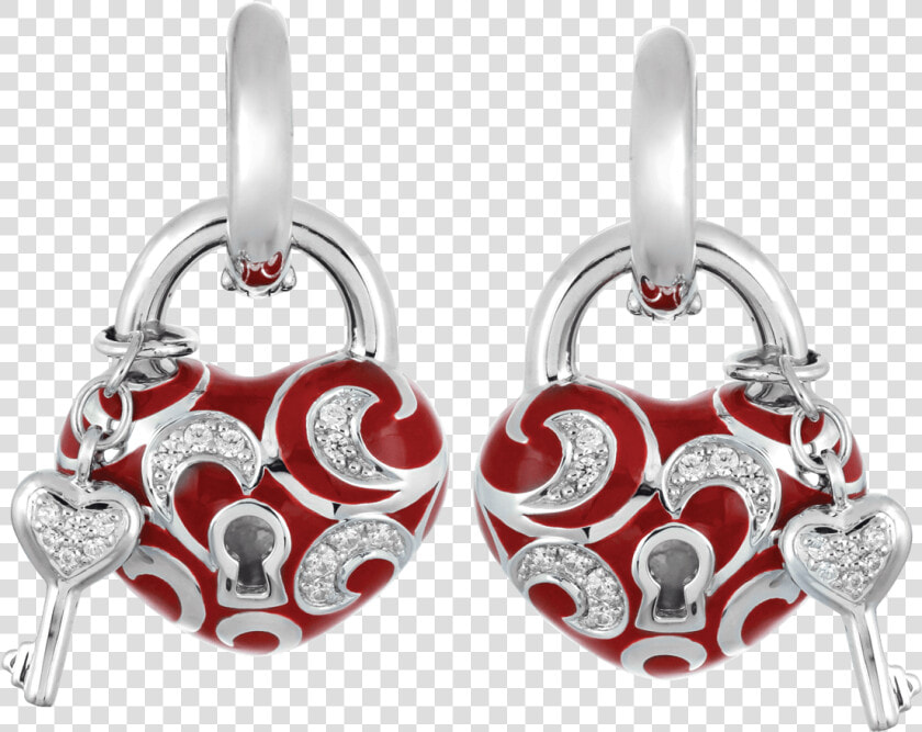 Belle Étoile Key To My Heart Red Earrings   Earrings  HD Png DownloadTransparent PNG