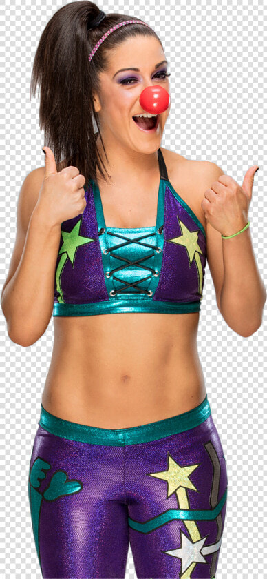  bayley  wwebayley  bayleywwe  huglife  imahugger  bossandhugconnection   Wwe Bayley Red Nose Day  HD Png DownloadTransparent PNG