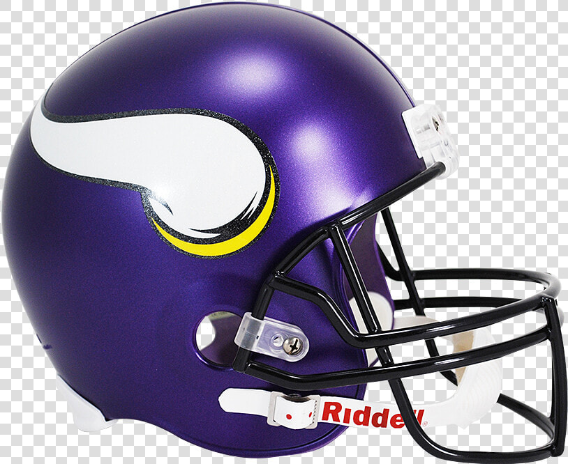 Riddell Deluxe Replica Helmet   Minnesota Viking Helmet Logos  HD Png DownloadTransparent PNG