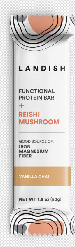 Functional Protein Bar Made With Reishi Mushroom Vanilla   Mushroom Protein Bars  HD Png DownloadTransparent PNG