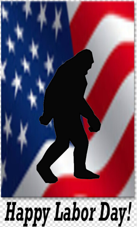 Labor Day Flag Sasquatch   Flag Of The United States  HD Png DownloadTransparent PNG