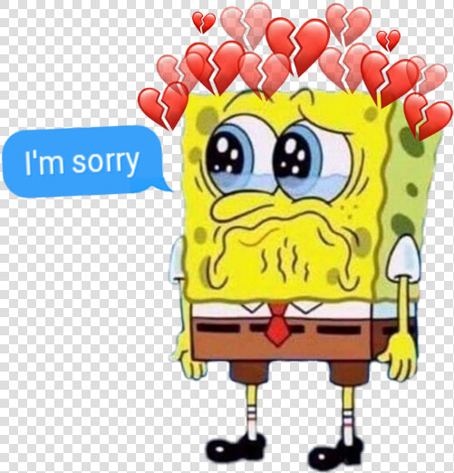   sorry  sorrie  spingebob  sad  cry  sadspingebob   Spongebob Sad Png  Transparent PngTransparent PNG