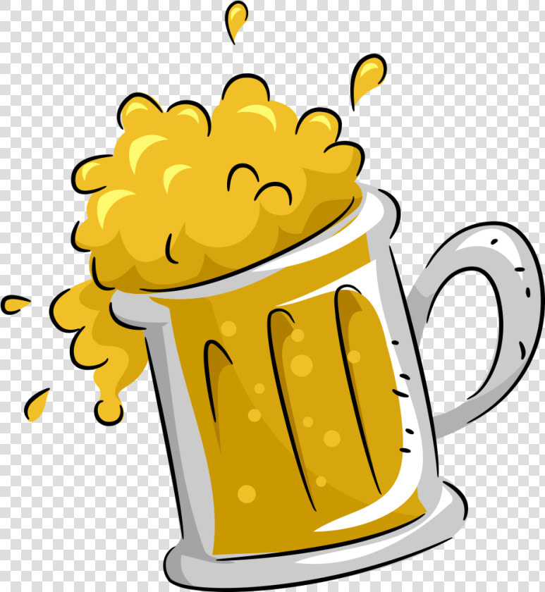 Oktoberfest Beer Graphics Cartoon Cup Free Download   Transparent Cartoon Beer Mug  HD Png DownloadTransparent PNG