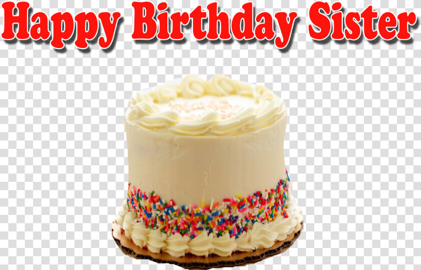 Happy Birthday Sister Png Transparent Image   Birthday Cake  Png DownloadTransparent PNG