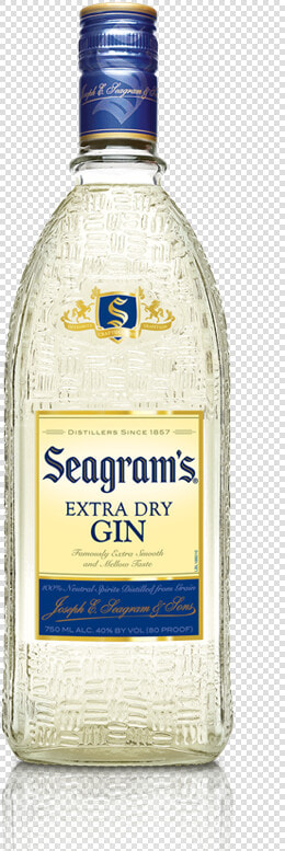 Gin Seagrams 750ml  HD Png DownloadTransparent PNG