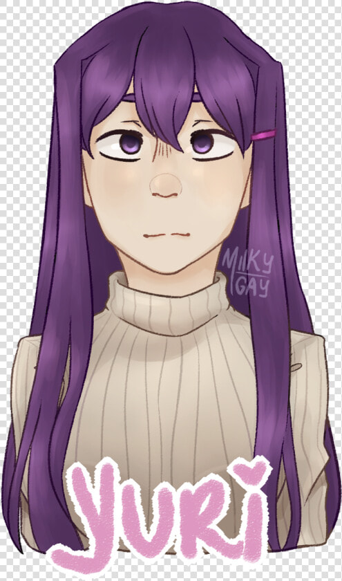 Yuri Best Girl  speedpaint  Https   Cartoon  HD Png DownloadTransparent PNG