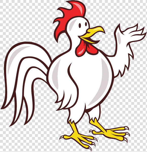 Chicken Drawing Illustration   Cockerel Cartoon  HD Png DownloadTransparent PNG