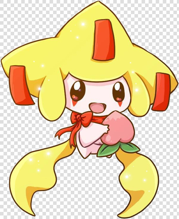  pokemon  jirachi  wish  cute  peach  freetoedit   Shiny Jirachi Fanart  HD Png DownloadTransparent PNG