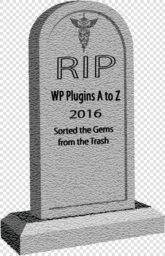 Rip Wp Plugins A To Z   Headstone  HD Png DownloadTransparent PNG