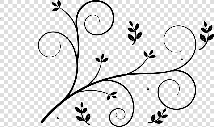 Lineas Decorativas Para Tarjetas   Black Floral Design Png  Transparent PngTransparent PNG