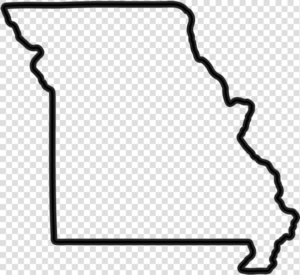 Missouri Outline Rubber Stamp   Missouri Clipart  HD Png DownloadTransparent PNG