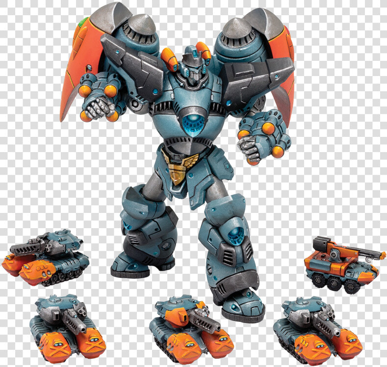 Protectors Group Shot   Monsterpocalypse Guard  HD Png DownloadTransparent PNG