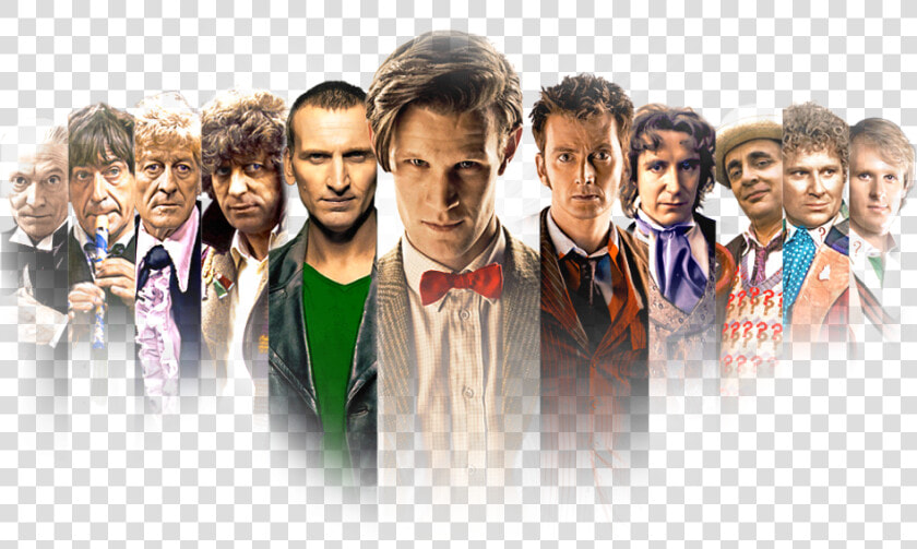 Doctor Who S 50th Anniversary 1963 2013   All Doctor Whos Png  Transparent PngTransparent PNG